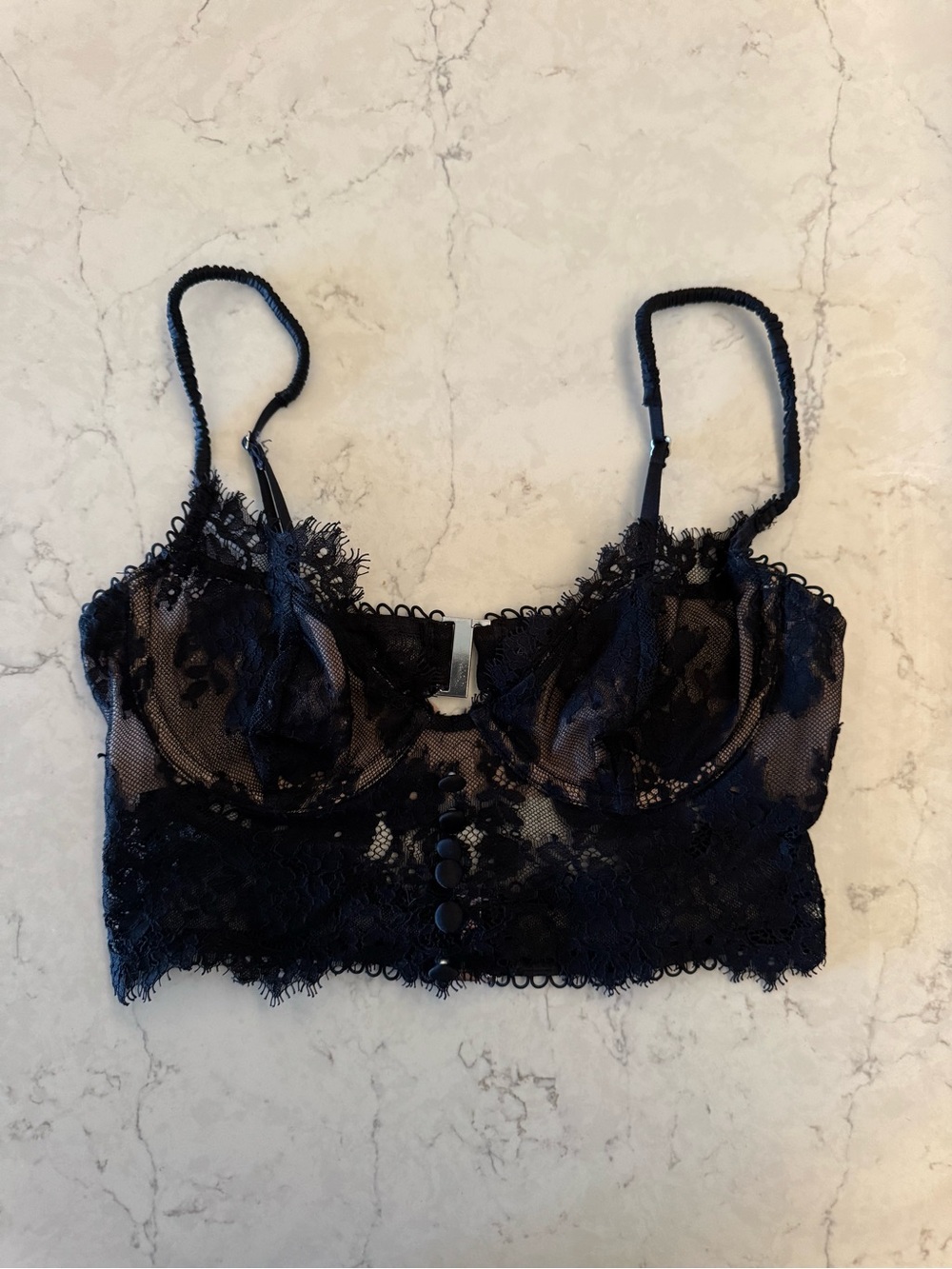 For Love and Lemons Faye Lace Underwire Bra